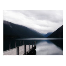 Lago new Zealand Cartão Postal