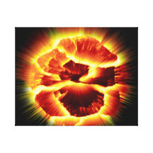 Lâmpada da lava impressão em canvas