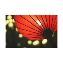 Lanterna chinesa impressão em tela canvas