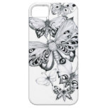 Lápis das borboletas iPhone 5 capa