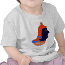 Laranja principal espartano e marinho do logotipo t-shirts
