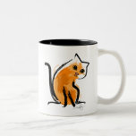 Laranja você um gato canecas