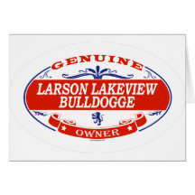 Larson Lakeview Bulldogge Cartoes