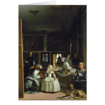 Las Meninas ou família de Philip IV, c.1656 2 Cartoes