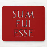 latino de Latein do esse do fui da soma Mouse Pad