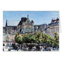 l'Auxerrois Claude Monet de Germano do santo Cartão