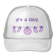 Lavanderia do bebé é uma menina! Personalizado Bone