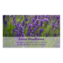 Lavendar | Lavendel Cartoes De Visitas