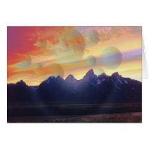 Le Grandioso Teton Cartões