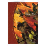 Leafs2-ThankYou pintado Cartões