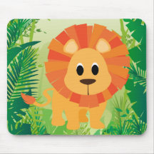 Leão bonito mousepads