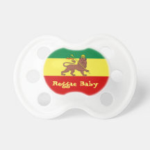 Leão da reggae de Rasta de Judah Chupeta Para Bebê