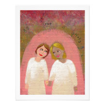 Legalmente pintura alegre lésbica da arte popular  convite personalizado