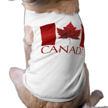 Lembrança do animal de estimação de Canadá dos pre Camisa Para Caes
