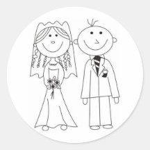 Lembrancinhas de casamento adesivo