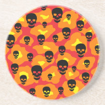 Leopardo do pop de Skully Porta Copos Para Bebidas
