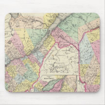 Leste de Canadá ou mais baixos Canadá e Novo Bruns Mousepads