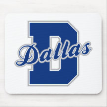 Letra de Dallas Mousepads