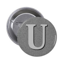 Letra U do monograma Pins
