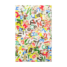 Letras Impressão De Canvas Esticada