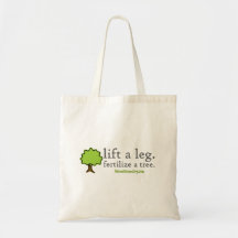Levante um pé. Fertilize uma árvore Bolsa De Lona