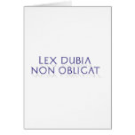 lex dubia non infaltável cartões