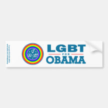 LGBT para OBAMA Adesivo