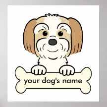 Lhasa personalizado Apso Posteres