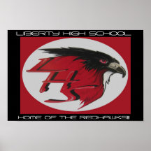 LIBERDADE REDHAWKS PÔSTERES