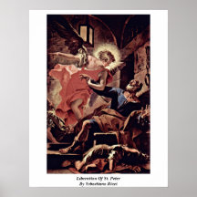 Libertação de St Peter por Sebastiano Ricci Posters