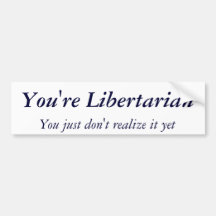 Libertário Adesivo