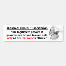 Libertário Jefferson Adesivo