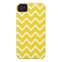 Limão - caixa amarela de Chevron Iphone 4S iPhone 4 Capas