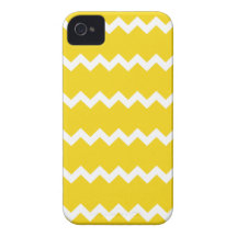 Limão super - caixa amarela de Chevron Iphone 4/4S Capas iPhone 4 Case-Mate