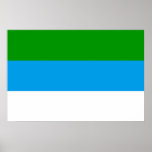 Limon, bandeira de Costa Rica Pôsteres