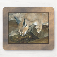 lince do jardim zoológico mousepad