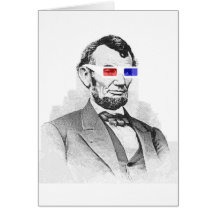 Lincoln em 3D! Cartões