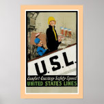 Linha E.U.L. Poster dos Estados Unidos