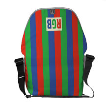 Linha pequena a bolsa mensageiro de RBG do ricksha