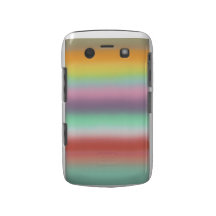 Linhas handmade listradas caso do arco-íris Pastel Capa Blackberry Case-Mate