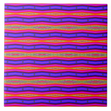linhas roxas cor-de-rosa brilhantes abstrato azulejo de cerâmica 