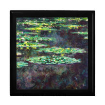 Lírios de água Claude Monet legal, velho, mestre,  Porta Treco