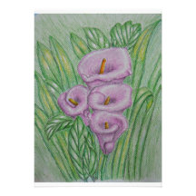 Lírios de Calla Convite Personalizados