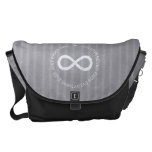 Listra do cinza da infinidade do amor bolsa mensageiro
