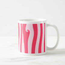 Listrado com uma torção caneca