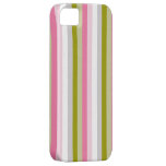 listras do rosa e da verde azeitona capa de iPhone 5 Case-Mate