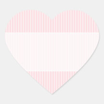 Listras dos doces do rosa Pastel Adesivos Em Forma De Corações