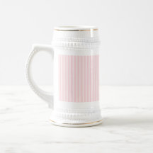 Listras dos doces do rosa Pastel Caneca