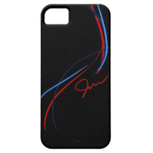 Listras iPhone5 de BMW ///M (preto) iPhone 5 Capa