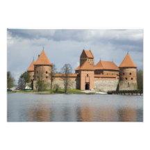 Lithuania, Trakai. Castelo 2 da ilha Arte De Fotos
